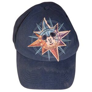 Disneyland Resort Blue Baseball Cape With Compass Embroidery